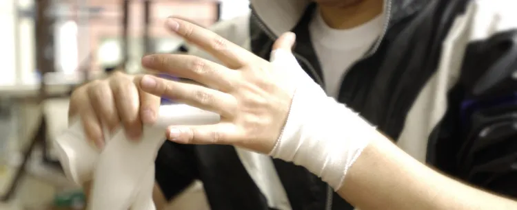 スポーツ外傷の施術やテーピングに強い